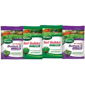 Scotts Turf Builder 4-Bag Southern Lawn Care Bundle For Small Yards
