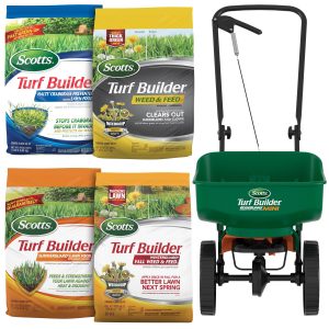 Scotts® Turf Builder® Bundle for Small, Northern Lawns + Scotts® Turf Builder® EdgeGuard® Mini Broadcast Spreader